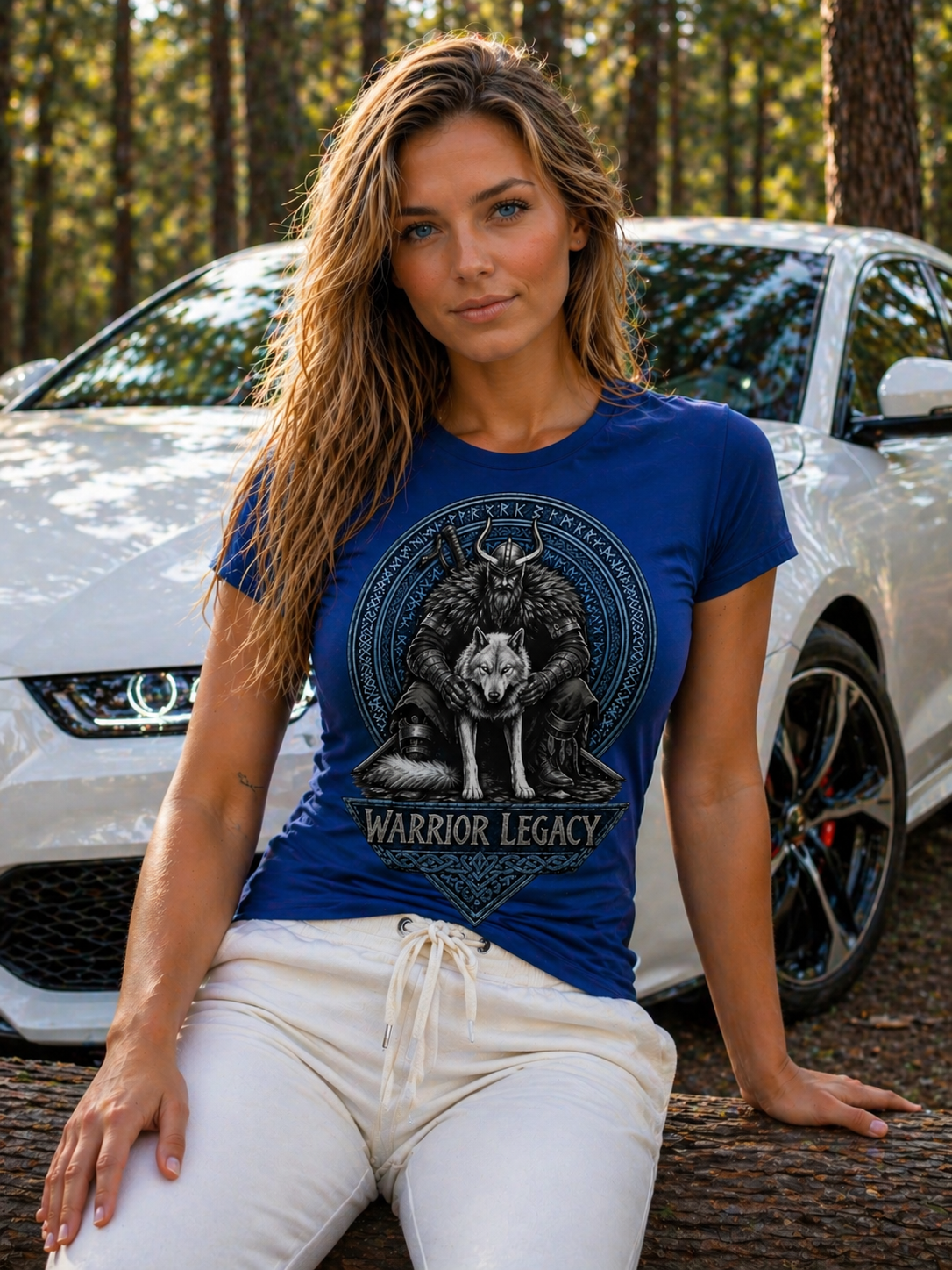 TRIBO Unisex WARRIOR LEGACY - VIKING WOLF tee shirt - Image 3