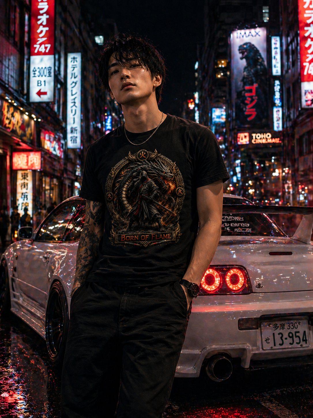 TRIBO Unisex JAPAN DRAGON t-shirt - Image 3