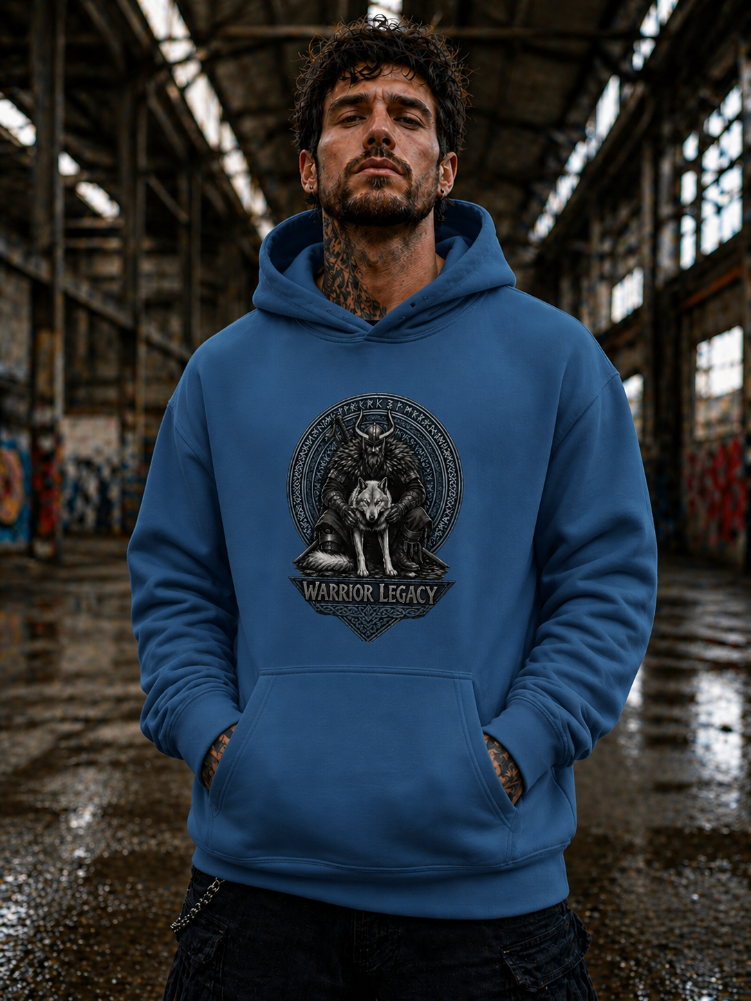 Unisex TRIBO Hoodie - WARRIOR LEGACY - Image 4