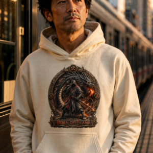 TRIBO Unisex Hoodie - BORN OF FLAME