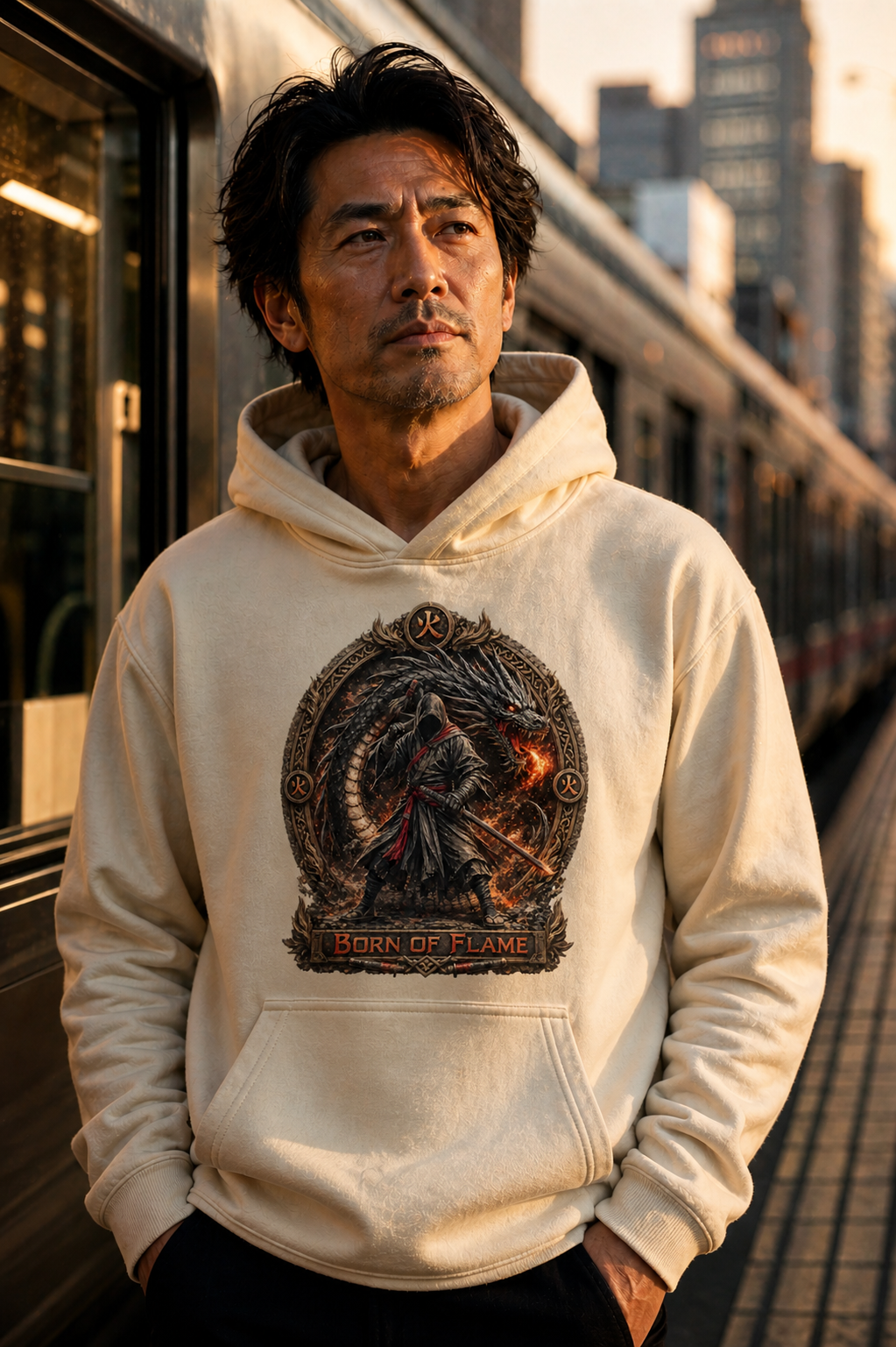 TRIBO Unisex Hoodie - BORN OF FLAME
