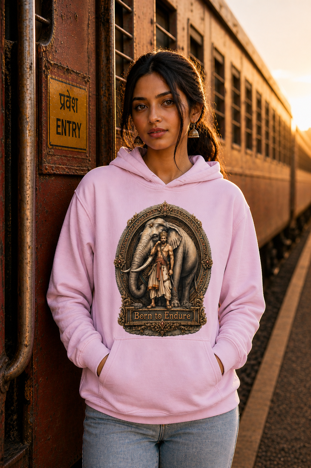 TRIBO Unisex Hoodie - BORN TO ENDURE - Image 2
