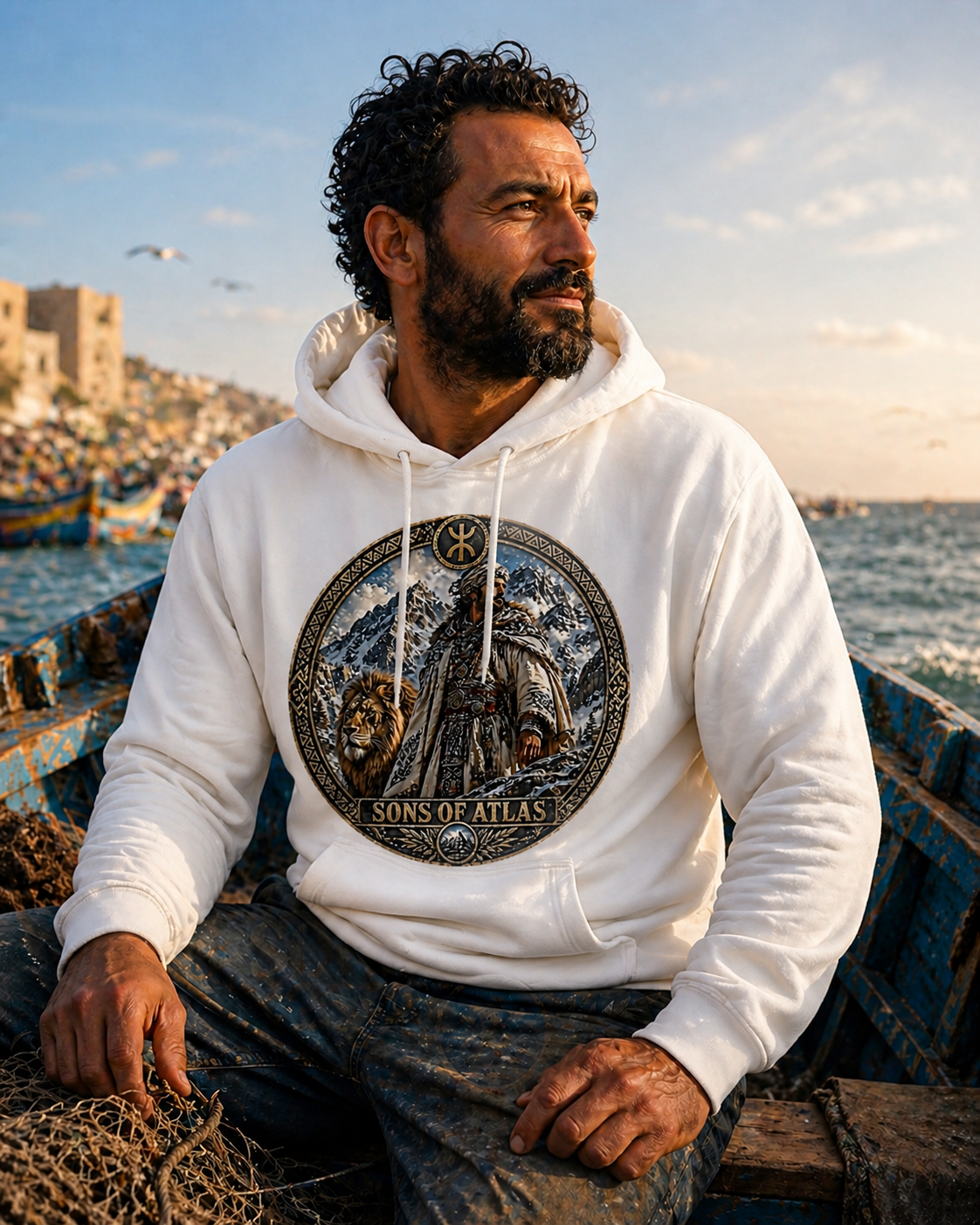 TRIBO Unisex Hoodie - AMAZIGH SONS OF ATLAS - Image 2