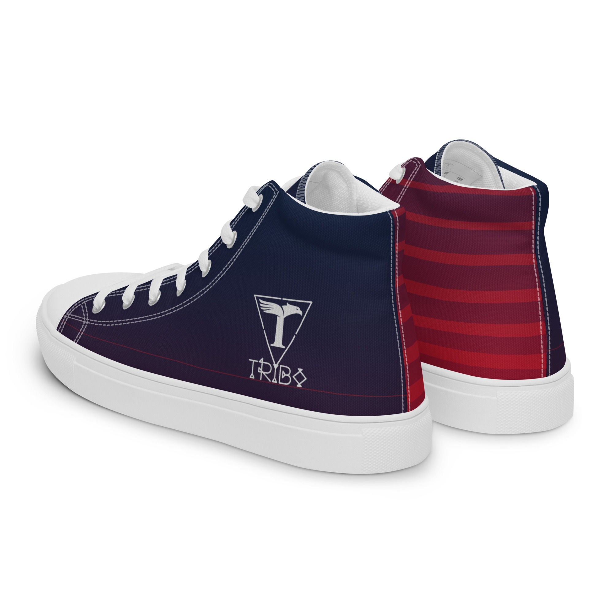 TRIBO NATION high top canvas shoes - Image 2