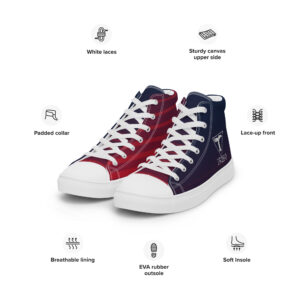 TRIBO NATION high top canvas shoes
