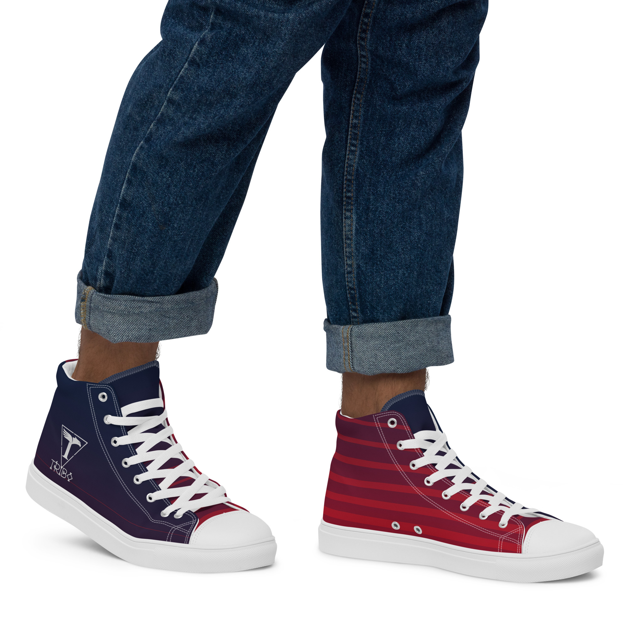 TRIBO NATION high top canvas shoes - Image 11