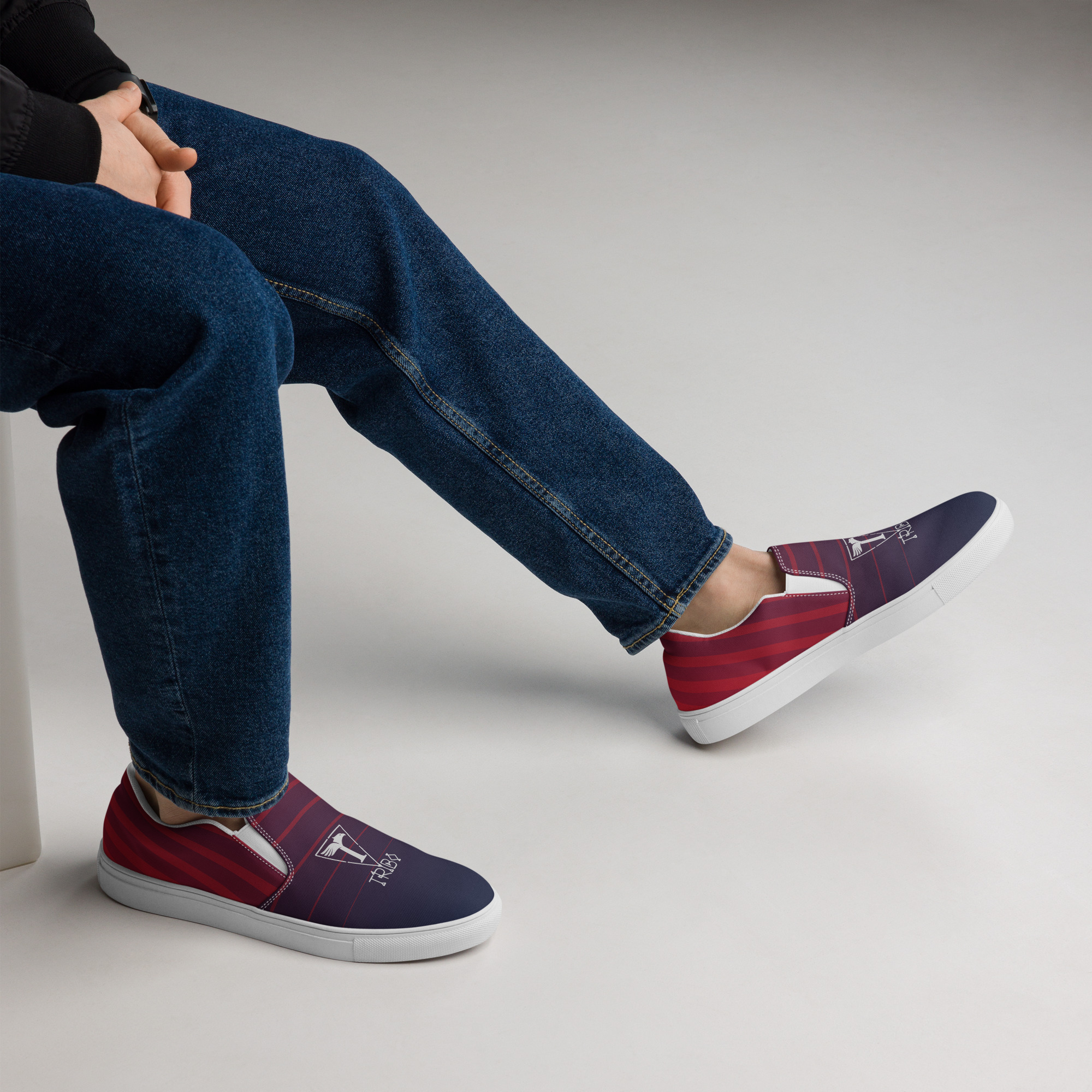 TRIBO NATION slip-on canvas shoes - Image 2