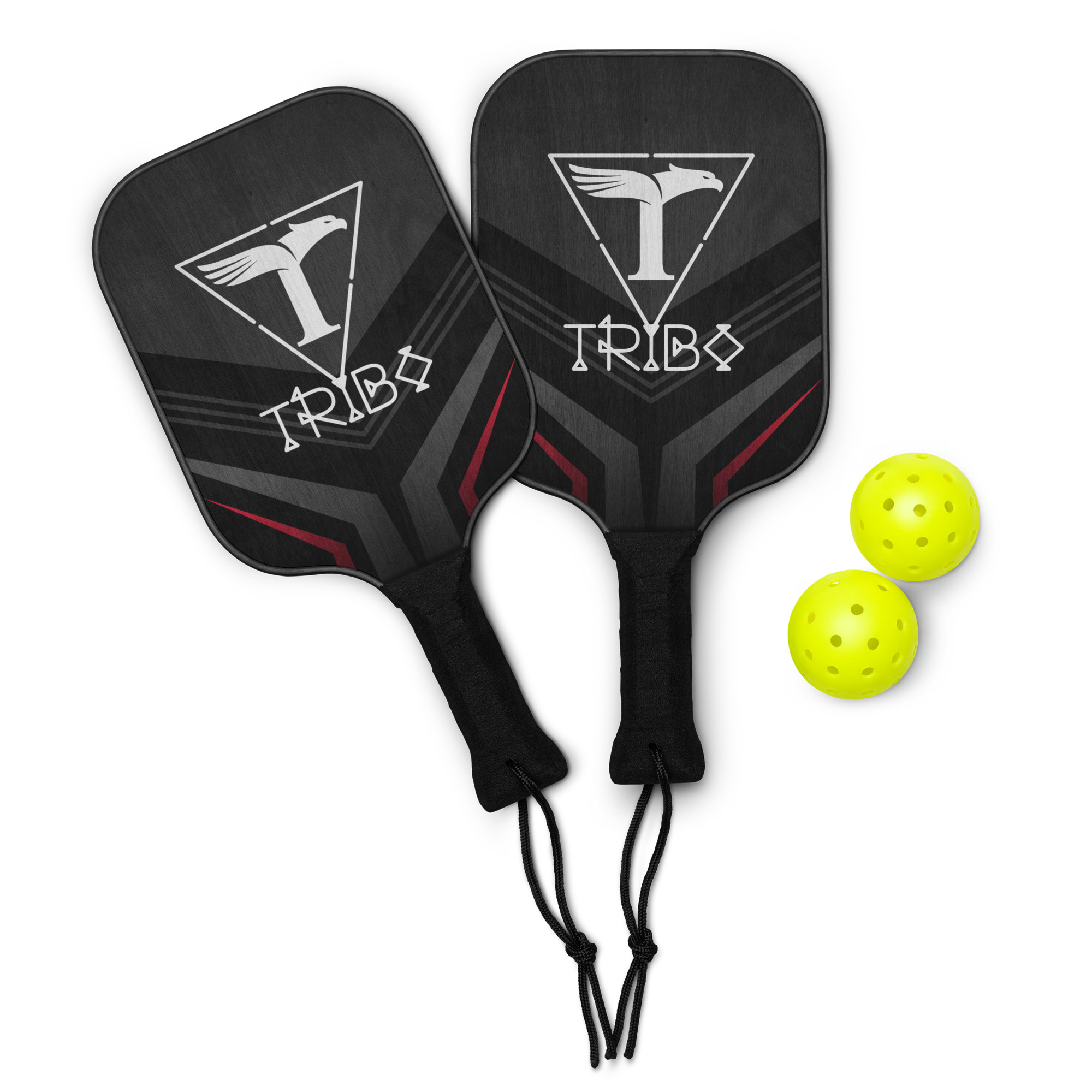 Black TRIBO Pickleball paddle set - Image 3