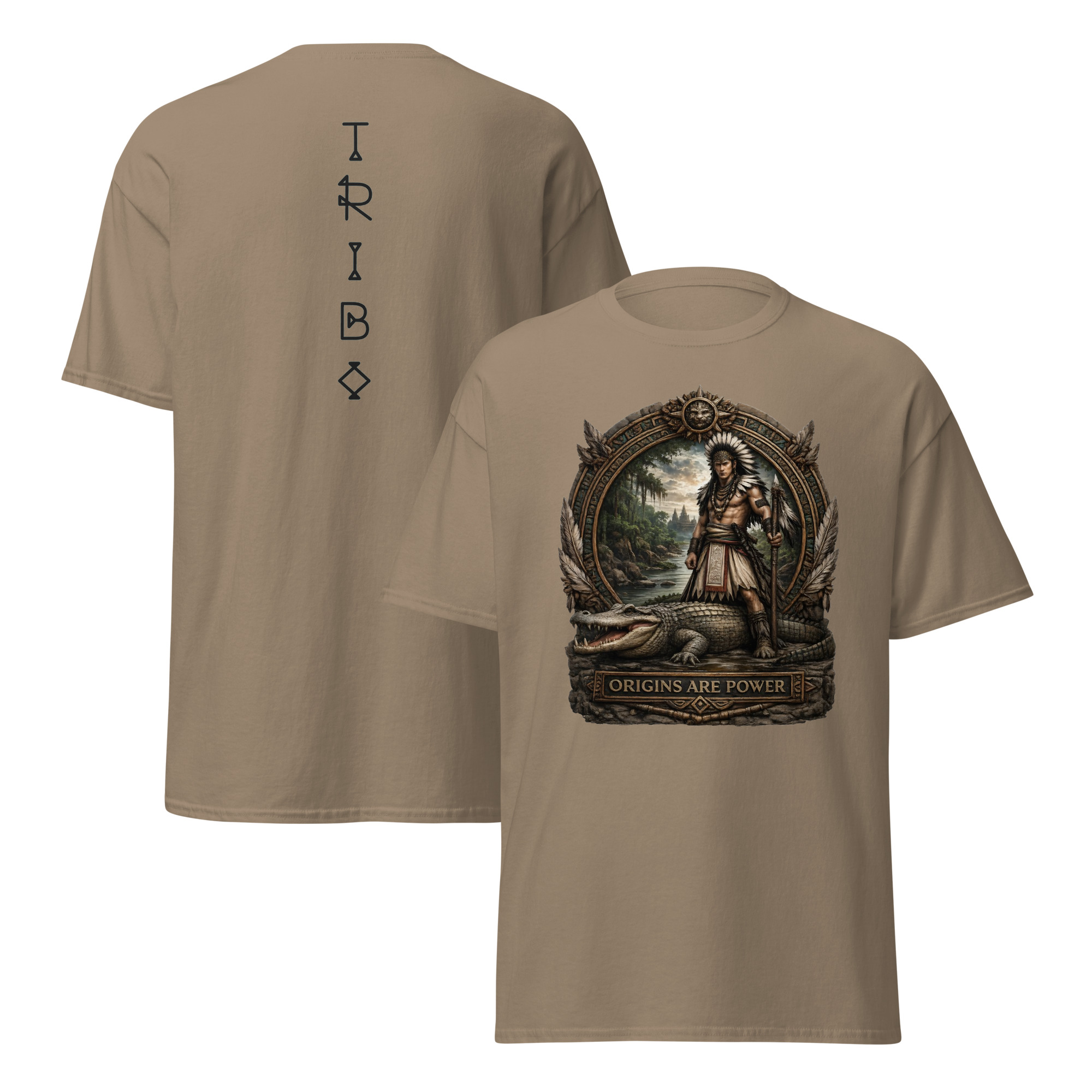 TRIBO Unisex t-shirt - ORIGINS ARE POWER - Image 4