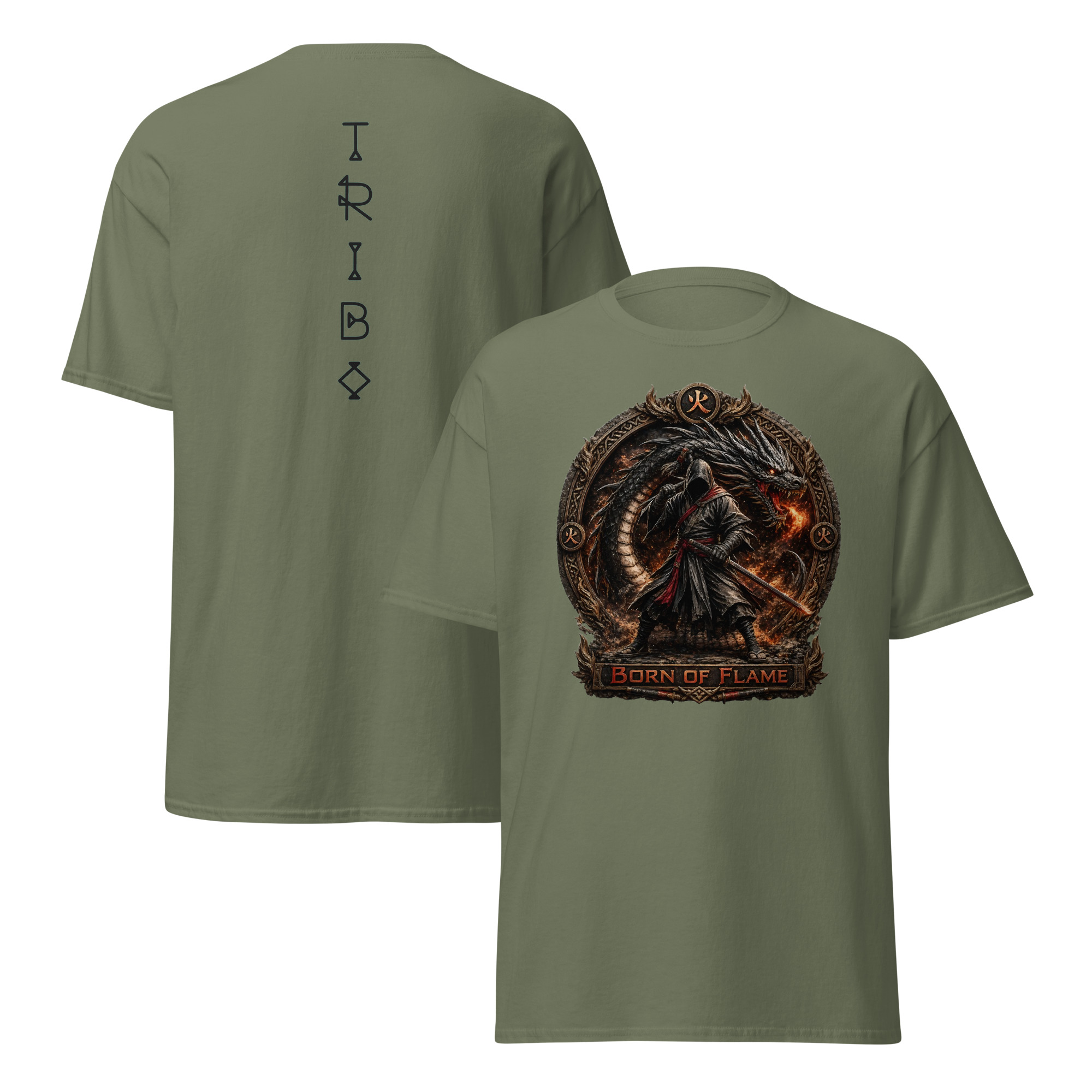 TRIBO Unisex JAPAN DRAGON t-shirt - Image 11