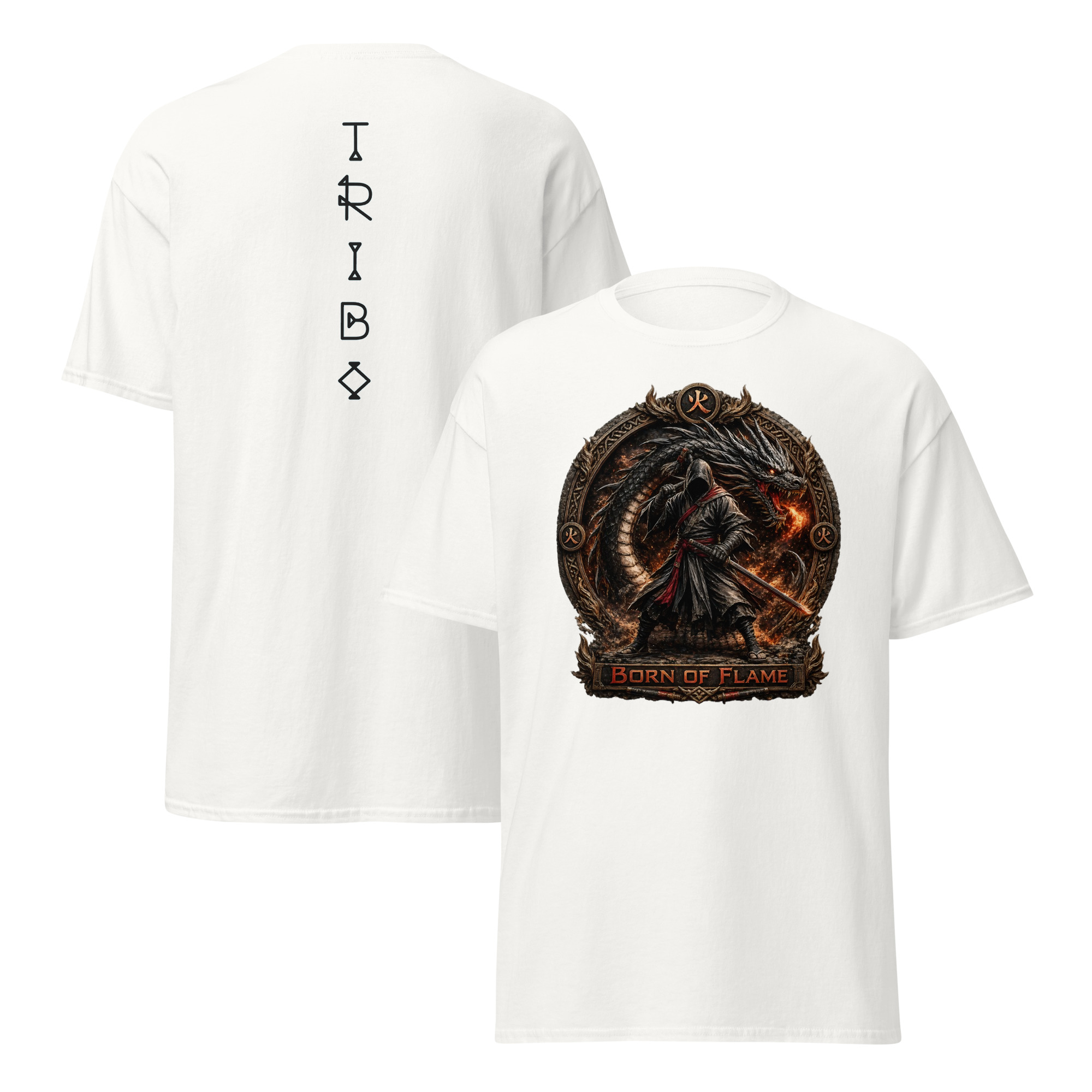 TRIBO Unisex JAPAN DRAGON t-shirt - Image 6