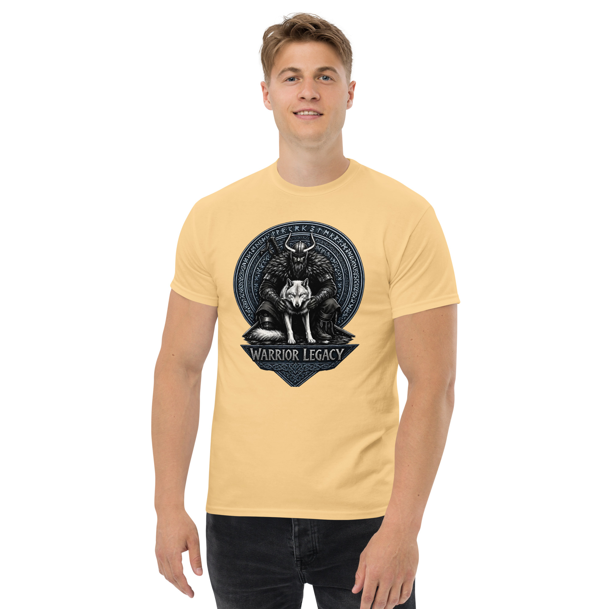TRIBO Unisex WARRIOR LEGACY - VIKING WOLF tee shirt - Image 13