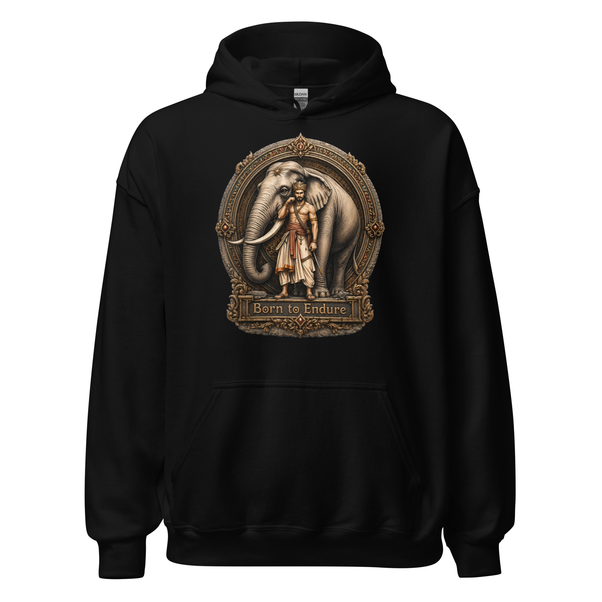 TRIBO Unisex Hoodie - BORN TO ENDURE - Image 3
