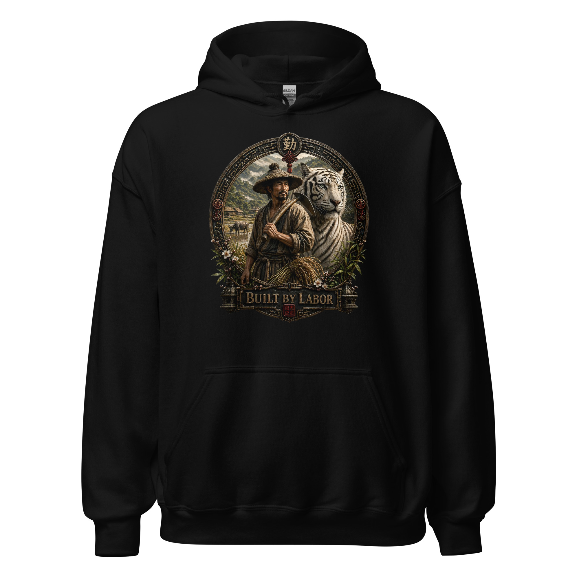 TRIBO Unisex Hoodie - BUILT BY LABOR - Image 4