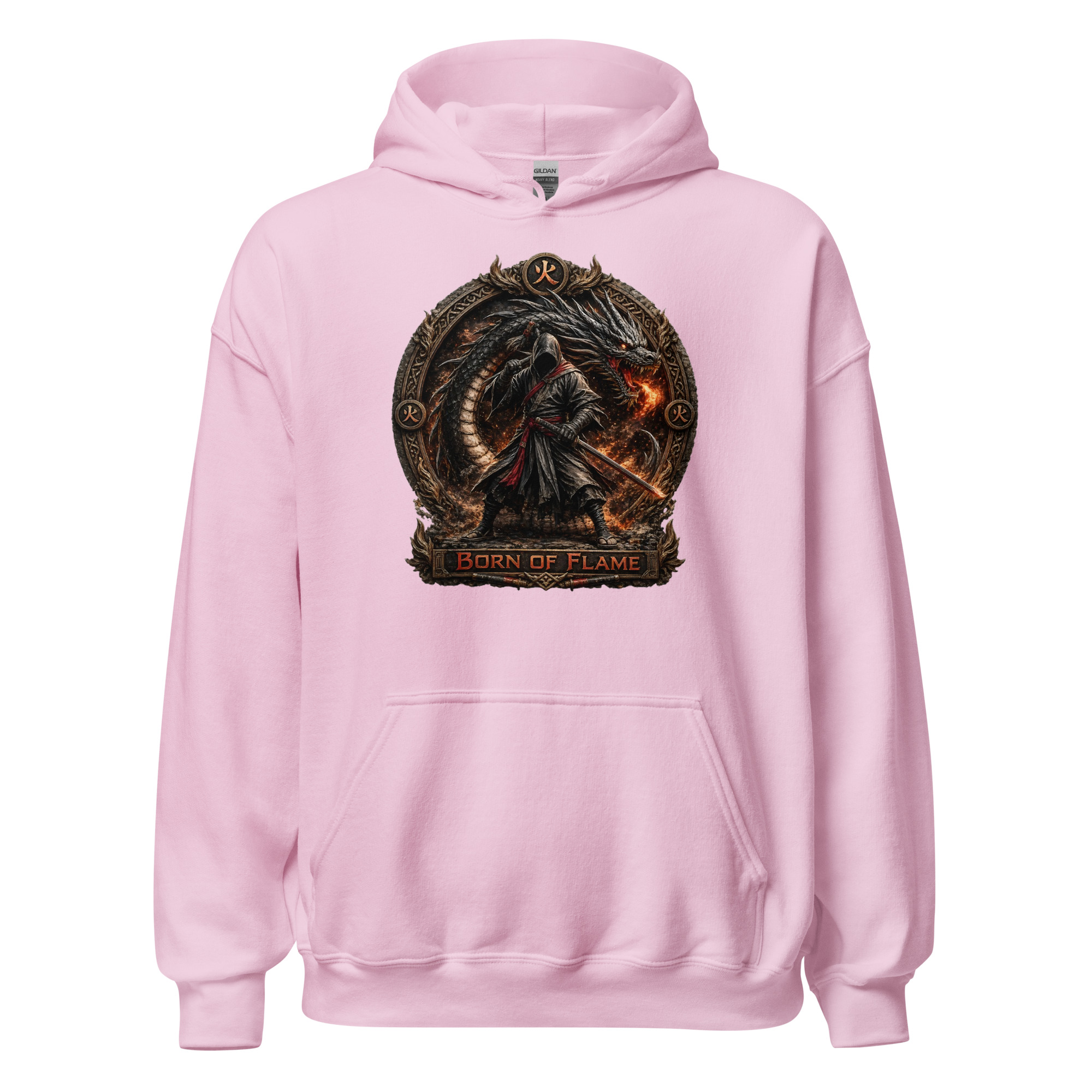 TRIBO Unisex Hoodie - BORN OF FLAME - Image 7