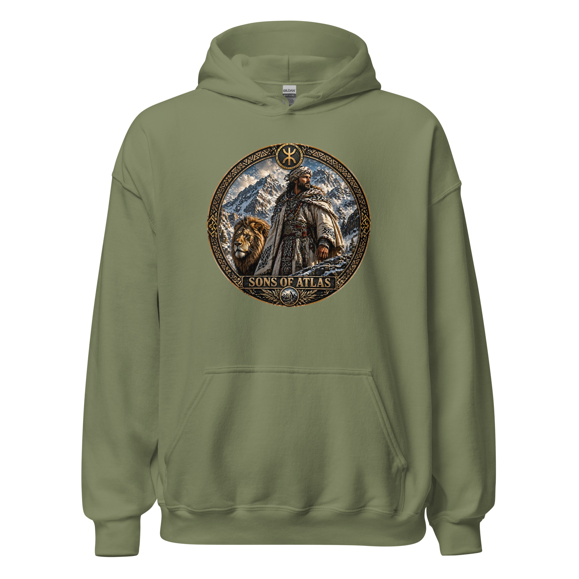 TRIBO Unisex Hoodie - AMAZIGH SONS OF ATLAS - Image 9