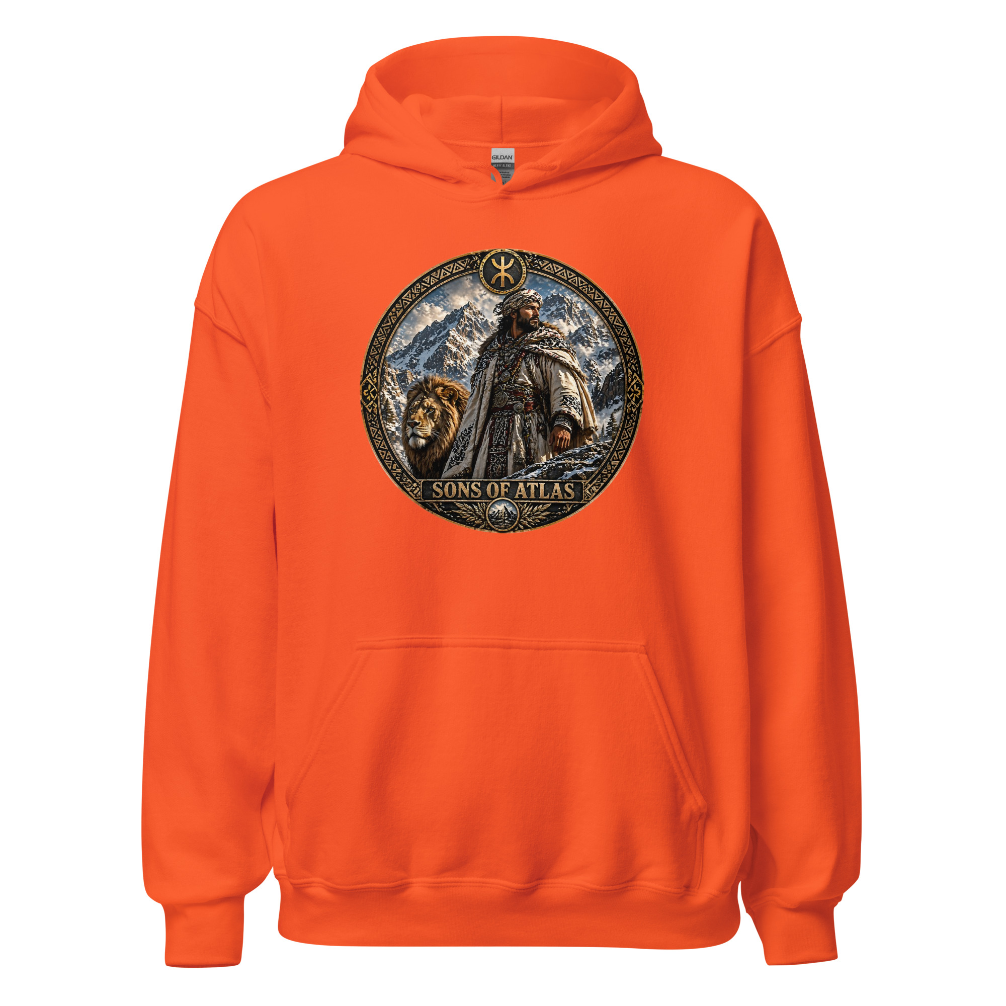 TRIBO Unisex Hoodie - AMAZIGH SONS OF ATLAS - Image 8