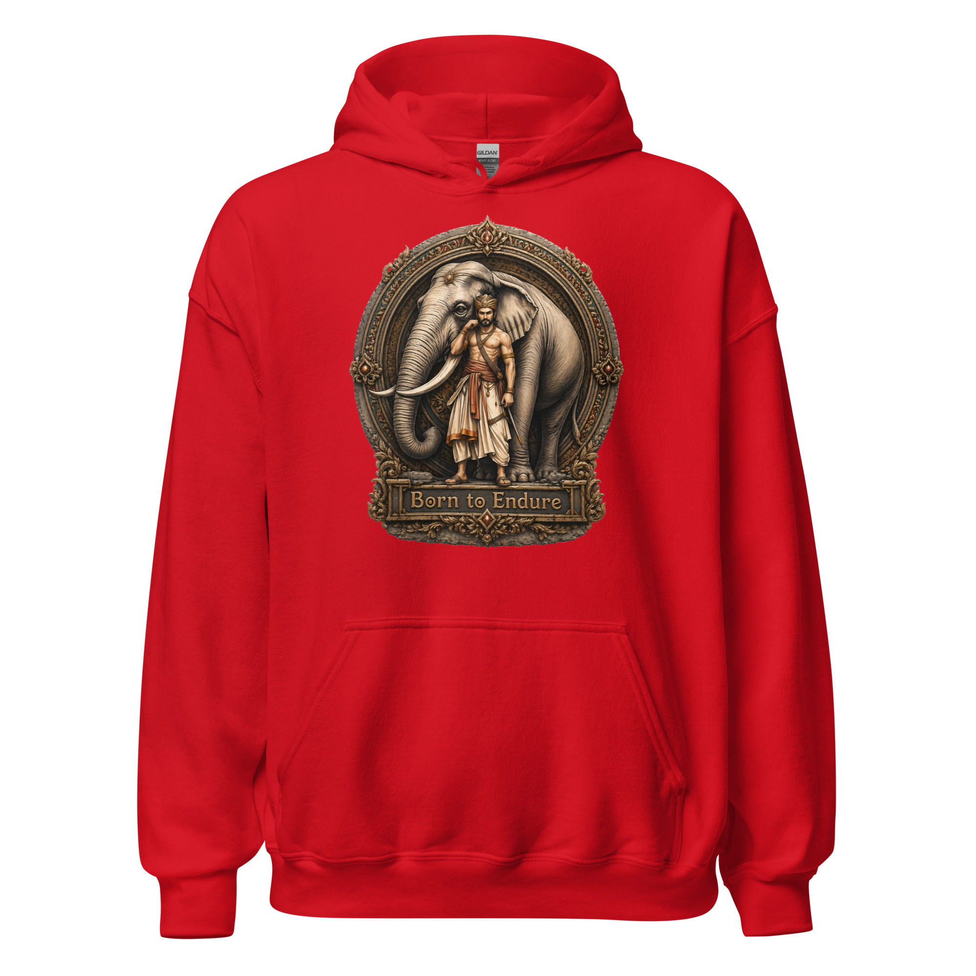 TRIBO Unisex Hoodie - BORN TO ENDURE - Image 4