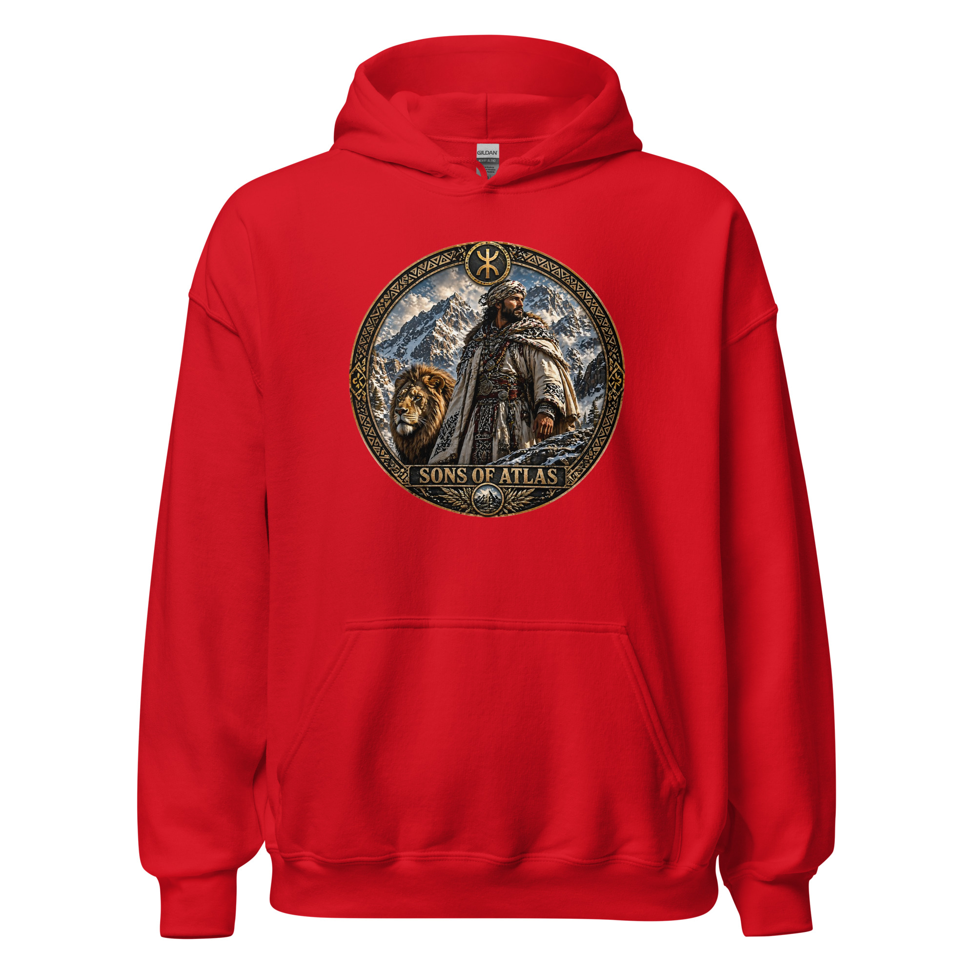 TRIBO Unisex Hoodie - AMAZIGH SONS OF ATLAS - Image 6