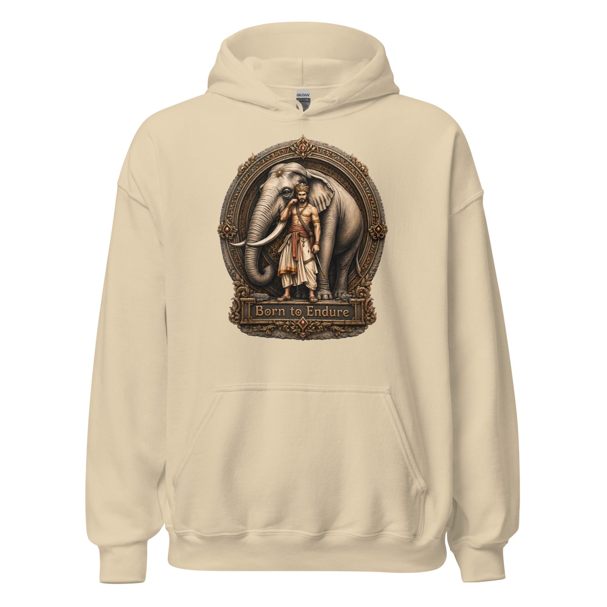 TRIBO Unisex Hoodie - BORN TO ENDURE - Image 8