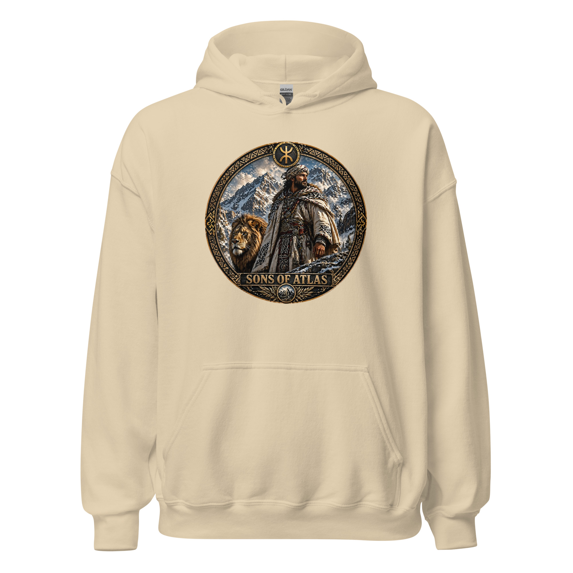 TRIBO Unisex Hoodie - AMAZIGH SONS OF ATLAS - Image 11