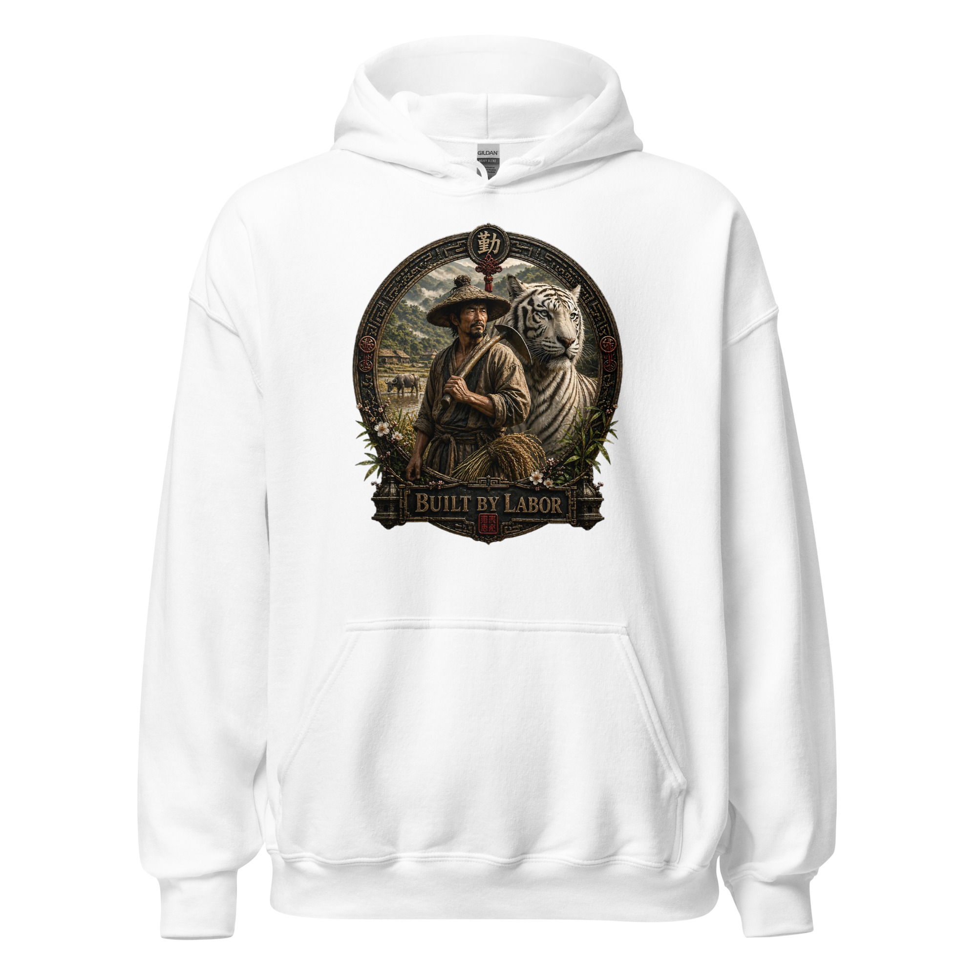 TRIBO Unisex Hoodie - BUILT BY LABOR - Image 12