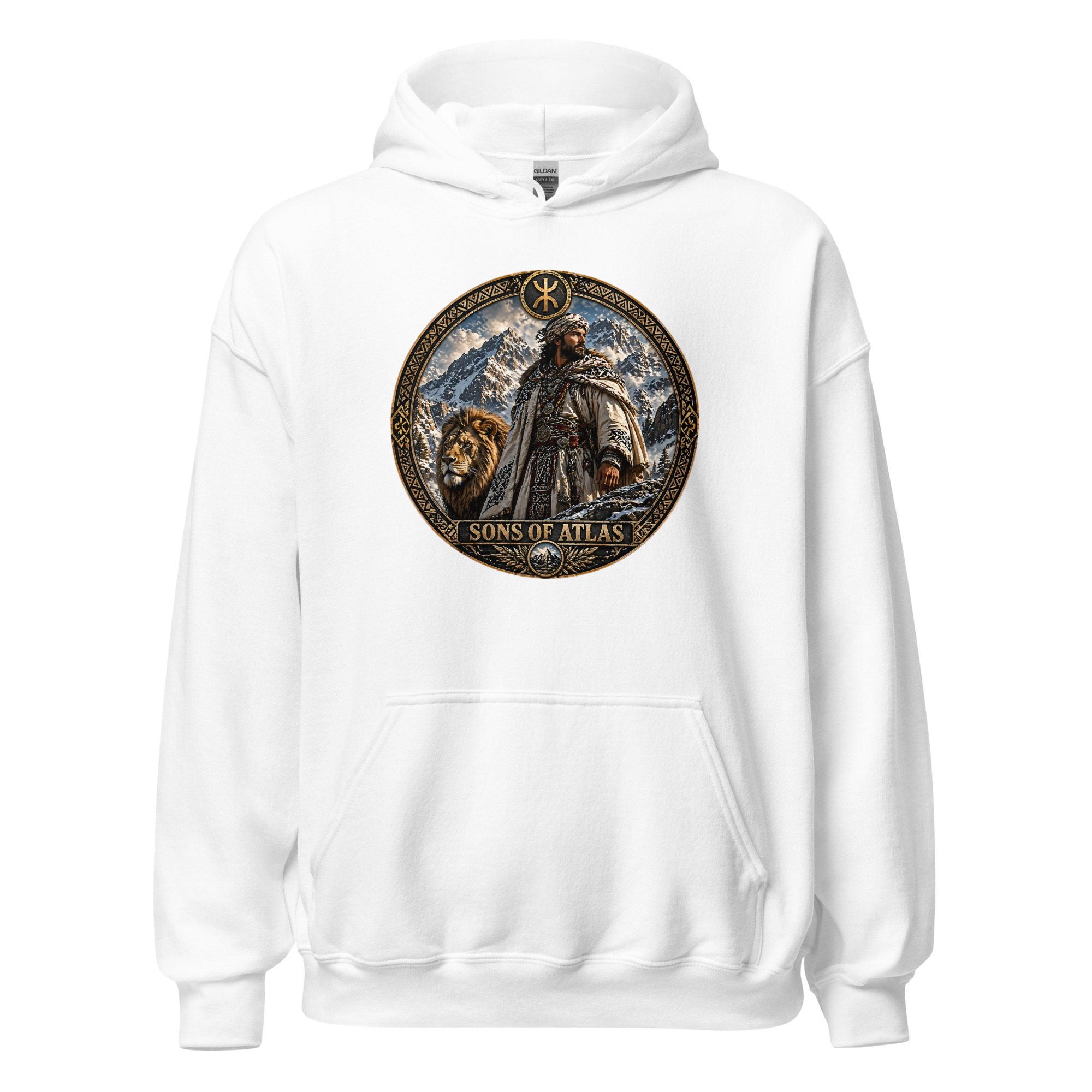 TRIBO Unisex Hoodie - AMAZIGH SONS OF ATLAS - Image 3